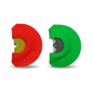 Recall Designs — Orange fluo et Vert fluo : diaphragme et boîte dindon