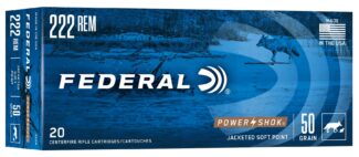 FEDERAL 222 REM 50GR HI-SHOK SP