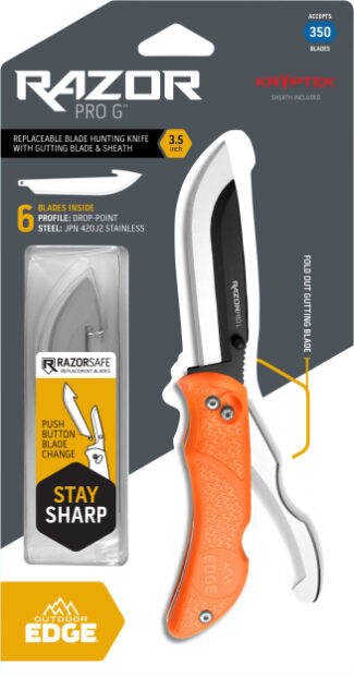 OUTDOOR EDGE 3.0" GUTTING 4 BLADE PACK
